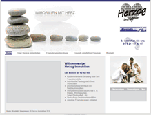 Tablet Screenshot of herzog-immobilien.de